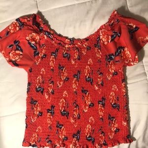 Justice off the shoulder blouse